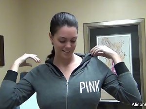 Behind the scenes with Alison Tyler and her breast implants