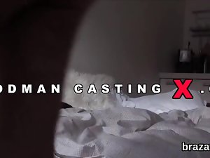 Casting hottie goes away after hardcore sex and butthole screwing