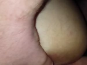 Fucking her wet pussy from behind