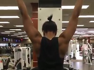 Ass at the gym