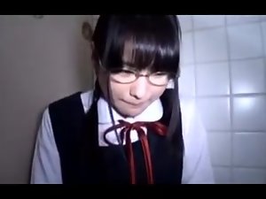 japanese glasses girl 1h part1