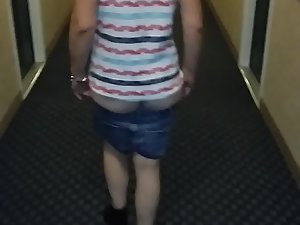 Wife Flashing in Hotel