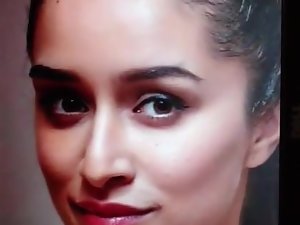 Shraddha Kapoor Cum Tribute #6 With Lube & Sex Toy