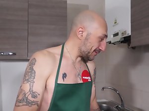 Casting Alla Italiana - Hardcore pussy and ass fuck with hot Italian amateur babe during casting