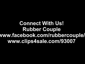 Rubber Sex In Hunter Boots and Licking Cum